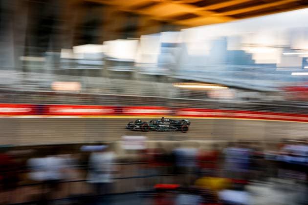 63 George Russell GBR, Mercedes AMG Petronas F1 Team , F1 Grand Prix of Singapore at Marina Bay Street Circuit on September 16, 2023 in Singapore, Singapore Photo by HOCH ZWEI Singapore Singapore