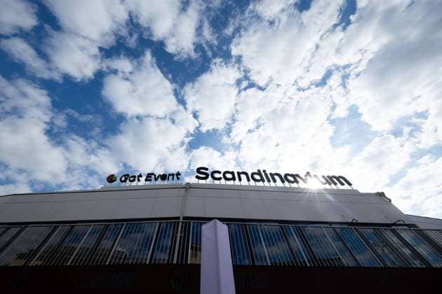 230916 Scandinavium before the SHL ice hockey match between Frölunda and Leksand on September 16, 2023 in Gothenburg, Sweden  Copyright: MICHAELxERICHSEN BB230916MI011