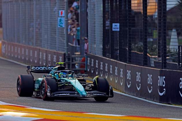 16th September 2023; Marina Bay Street Circuit, Singapore; 2023 Formula 1 Singapore Airlines Singapore Grand Prix; Qualifying Day; Number 14 Aston Martin driver Fernando Alonso during practice 3 before the qualifying sessions  ActionPlus12553987 StephenxBlackberry