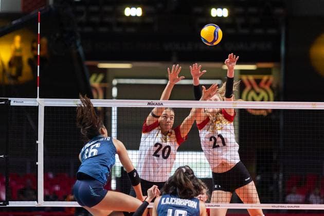 Volleyball, Women, Olympic Qualification, Germany - Thailand