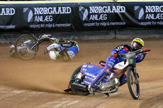 Sport Themen der Woche KW37 RECORD DATE NOT STATED VOJENS 1.609.2023. INDYWIDUALNE MISTRZOSTWA SWIATA GRAND PRIX DANII DAN BEWLEY, JASON DOYLE FOT JAREK PABIJAN 400mm.pl NEWSPIX.PL --- Newspix.pl  bewley-doyle7611