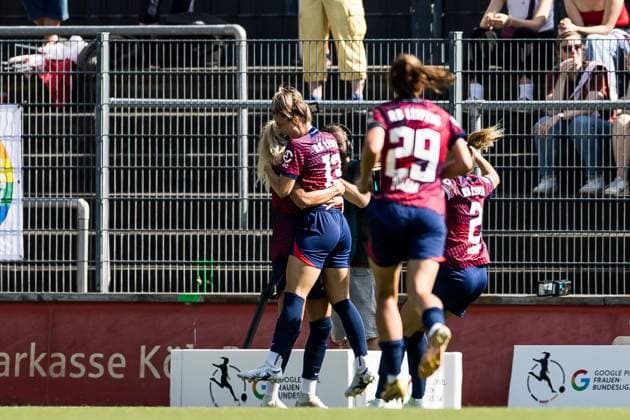 GOOGLE PIXEL Womens Bundesliga 1 FC Koeln RB Leipzig 17 09 2023 Cheers to 1 1 by Sandra Starke RB Leipzig, 13 GOOGLE PIXEL Womens Bundesliga, 1 FC Koeln RB Leipzig, Koeln, Franz Kremer Stadium on 17 09 2023 DFB REGULATIONS PROHIBIT ANY USE OF PHOTOGRAPHS AS IMAGE SEQUENCES AND OR QUASI VIDEO Copyright: xBEAUTIFULxSPORTS Wunderlx