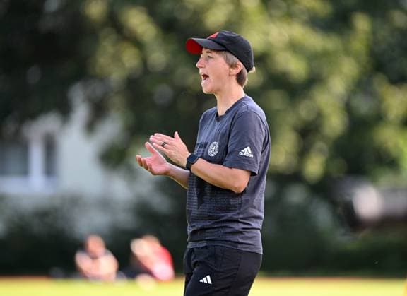 Football, women, Regionalliga Nordost, season 2023 2024 4 matchday , 1 FC Union Berlin FC Viktoria 89, coach Ailien Poese 1 women 1 FC Union , 17 09 2023, Copyright: xMatthiasxKochx