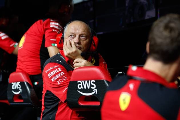 Frederic Vasseur FRA, Scuderia Ferrari , F1 Grand Prix of Singapore at Marina Bay Street Circuit on September 17, 2023 in Singapore, Singapore Photo by HOCH ZWEI Singapore Singapore