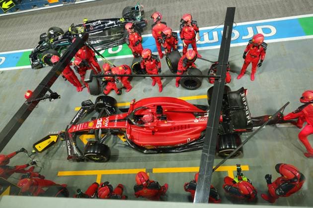 16 Charles Leclerc MCO, Scuderia Ferrari , F1 Grand Prix of Singapore at Marina Bay Street Circuit on September 17, 2023 in Singapore, Singapore Photo by HOCH ZWEI Singapore Singapore