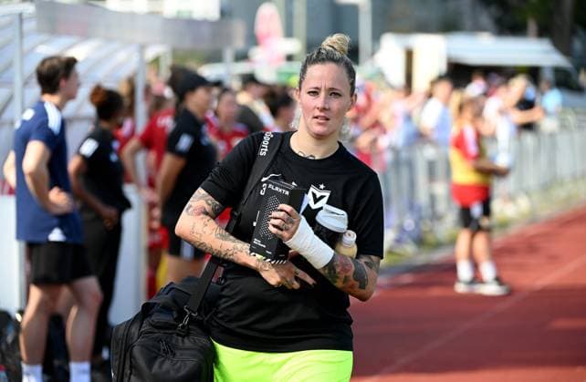 Football, Women, Regionalliga Nordost, Season 2023 2024 4 Matchday , 1 FC Union Berlin FC Viktoria 89, Anna Felicitas Sarholz FC Viktoria 1889 Berlin , 17 09 2023, Copyright: xMatthiasxKochx