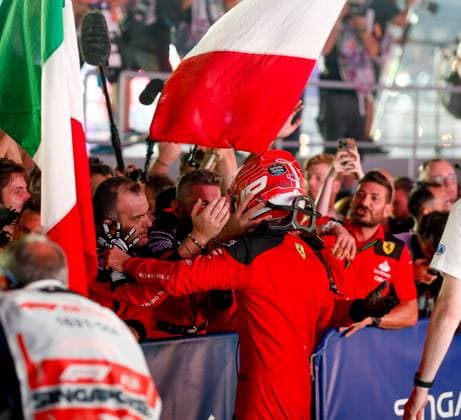 16 Charles Leclerc MCO, Scuderia Ferrari , F1 Grand Prix of Singapore at Marina Bay Street Circuit on September 17, 2023 in Singapore, Singapore Photo by HOCH ZWEI Singapore Singapore