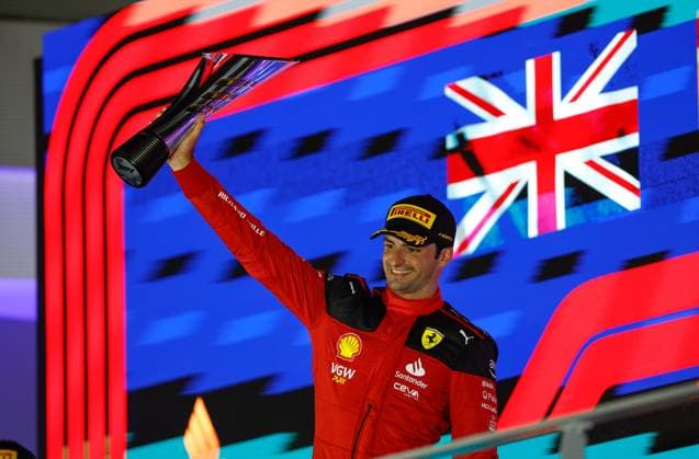 55 Carlos Sainz ESP, Scuderia Ferrari , F1 Grand Prix of Singapore at Marina Bay Street Circuit on September 17, 2023 in Singapore, Singapore Photo by HOCH ZWEI Singapore Singapore