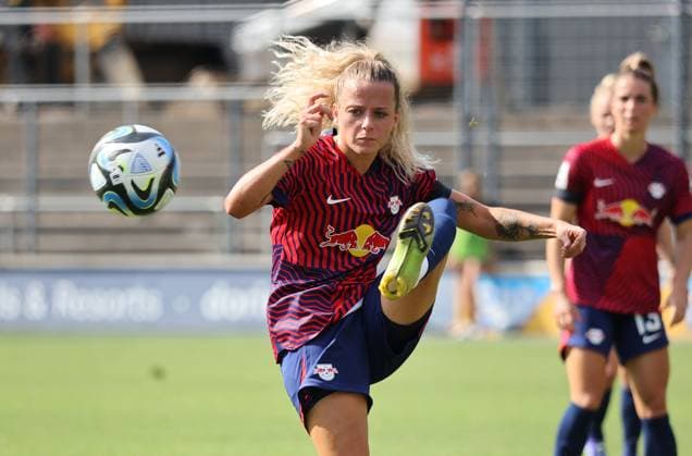 Jenny Hipp Leipzig , 1 FC Cologne RB Leipzig, Google Pixel Frauen Bundesliga, 1 Spieltag, Cologne, Germany, 17 09 2023