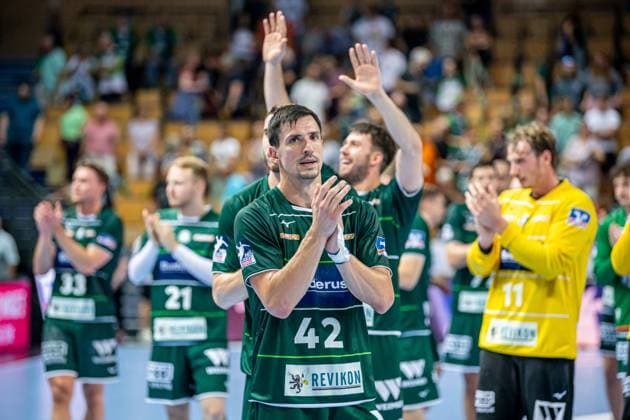 Handball Bundesliga HSG Wetzlar FrischAuf Goeppingen, 17 09 23 Nemanja Zelenovic 42 HSG Wetzlar Handball Bundesliga HSG Wetzlar FrischAuf Goeppingen Wetzlar, 17 09 23 Copyright: xBEAUTIFULxSPORTS Roeczeyx