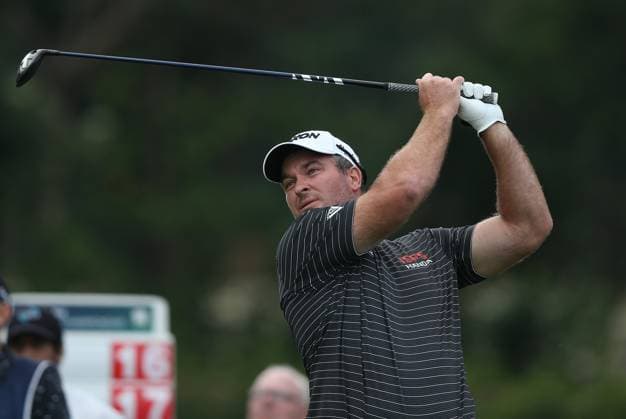 BMW PGA, Golf Herren Championship, Round 4, DP World Tour, European Tour, Wentworth Golf Club, Surrey, UK. - 17th September 2023. Ryan Fox of New Zealand takes a tee shot. - BMW PGA Championship, Round 4, DP World Tour, European Tour, Wentworth Golf Club, Surrey, UK. - 17th September 2023. Surrey Wentworth Golf Course United Kingdom Copyright: xDanxWeirx CP_BMW_PGA_Championship_Round_4_78