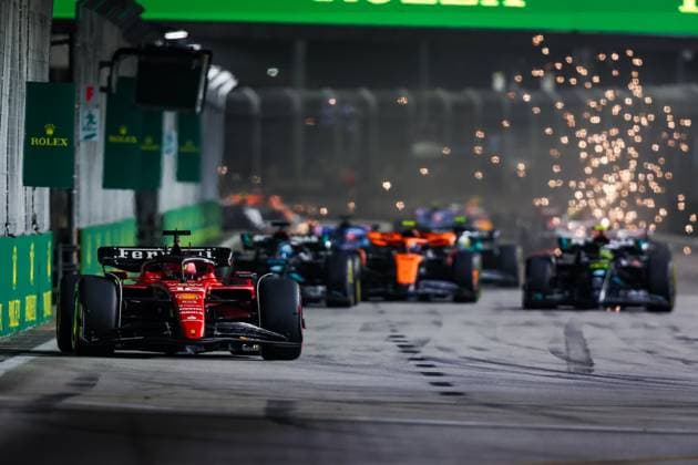 16 Charles Leclerc MCO, Scuderia Ferrari , F1 Grand Prix of Singapore at Marina Bay Street Circuit on September 17, 2023 in Singapore, Singapore Photo by HOCH ZWEI Singapore Singapore