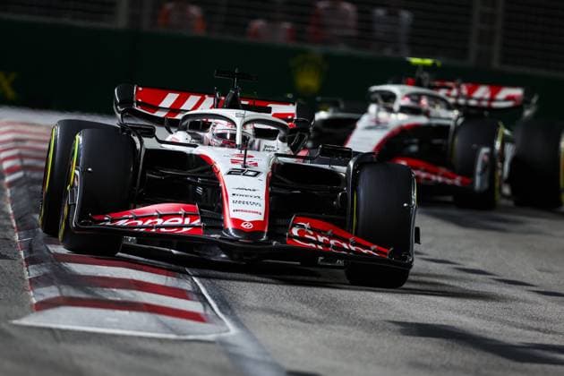 20 Kevin Magnussen DNK, MoneyGram Haas F1 Team , F1 Grand Prix of Singapore at Marina Bay Street Circuit on September 17, 2023 in Singapore, Singapore Photo by HOCH ZWEI Singapore Singapore