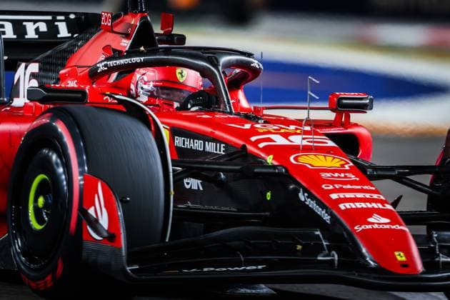 16 Charles Leclerc MCO, Scuderia Ferrari , F1 Grand Prix of Singapore at Marina Bay Street Circuit on September 17, 2023 in Singapore, Singapore Photo by HOCH ZWEI Singapore Singapore