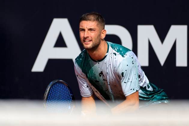 TENNIS - ATP, Tennis Herren Layjet Open BAD WALTERSDORF,AUSTRIA,18.SEP.23 - TENNIS - ATP Challenger Tour, Layjet Open. Image shows Andrea Picchione (ITA).  GEPAxpictures xMarioxBuehner-Weinrauch