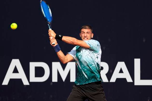 TENNIS - ATP, Tennis Herren Layjet Open BAD WALTERSDORF,AUSTRIA,18.SEP.23 - TENNIS - ATP Challenger Tour, Layjet Open. Image shows Andrea Picchione (ITA).  GEPAxpictures xMarioxBuehner-Weinrauch
