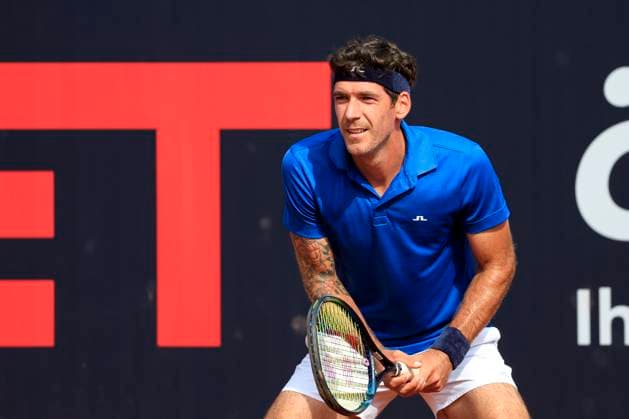 TENNIS - ATP, Tennis Herren Layjet Open BAD WALTERSDORF,AUSTRIA,18.SEP.23 - TENNIS - ATP Challenger Tour, Layjet Open. Image shows Gerald Melzer (AUT).  GEPAxpictures xMarioxBuehner-Weinrauch