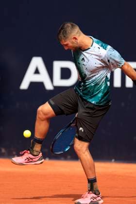 TENNIS - ATP, Tennis Herren Layjet Open BAD WALTERSDORF,AUSTRIA,18.SEP.23 - TENNIS - ATP Challenger Tour, Layjet Open. Image shows Andrea Picchione (ITA).  GEPAxpictures xMarioxBuehner-Weinrauch