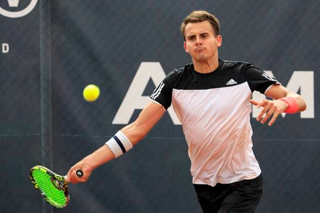 TENNIS - ATP, Tennis Herren Layjet Open BAD WALTERSDORF,AUSTRIA,18.SEP.23 - TENNIS - ATP Challenger Tour, Layjet Open. Image shows Petr Nouza (CZE).  GEPAxpictures xMarioxBuehner-Weinrauch