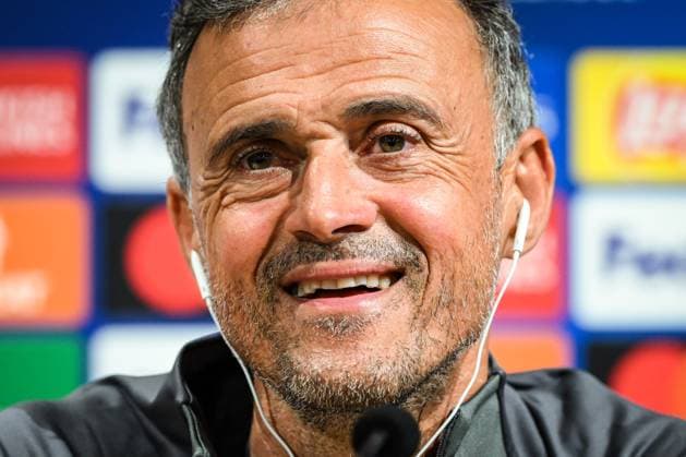 September 18, 2023, Poissy, France, France: Luis ENRIQUE of PSG during a Paris Saint-Germain press conference, PK, Pressekonferenz at Campus PSG on September 18, 2023 in Poissy near Paris, France. Poissy France - ZUMAm308 20230918_zsp_m308_013 Copyright: xMatthieuxMirvillex