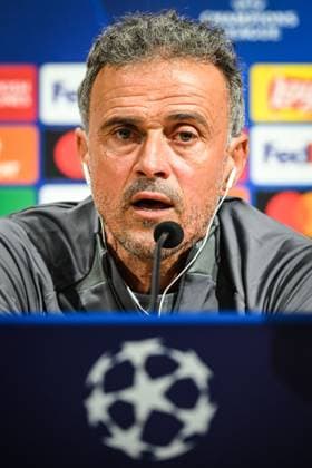 September 18, 2023, Poissy, France, France: Luis ENRIQUE of PSG during a Paris Saint-Germain press conference, PK, Pressekonferenz at Campus PSG on September 18, 2023 in Poissy near Paris, France. Poissy France - ZUMAm308 20230918_zsp_m308_017 Copyright: xMatthieuxMirvillex