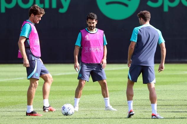 Football, CL, FC Barcelona, Training