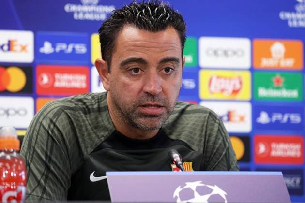 Football, CL, FC Barcelona, Press conference