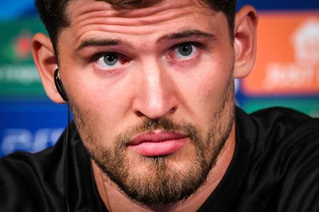 September 18, 2023, Paris, France, France: Gregor KOBEL of Borussia Dortmund during a Borussia Dortmund press conference, PK, Pressekonferenz at Parc des Princes Stadium on September 18, 2023 in Paris, France. Paris France - ZUMAm308 20230918_zsp_m308_025 Copyright: xMatthieuxMirvillex