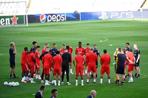 Media activities R Antwerp FC - Champions League 18 09 2023 BARCELONA, SPAIN - SEPTEMBER 18 : Red Devils team pictured during a press conference, PK, Pressekonferenz prior to the UEFA Champions League match between FC Barcelona, Barca and Royal Antwerp FC on September 18, 2023 in Barcelona, Spain, 18 09 2023 Barcelona Spain  Copyright: xPeterxDexVoechtx