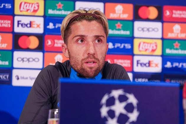 Bern RB Leipzig CL Matchday 1 Bern, 18 09 2023, Wankdorf Stadion, Football , UEFA Champions League, Group G , MD 1, Young Boys Bern vs RB Leipzig , Press conference RB Leipzig , In picture Kevin Kampl , Photo intended for editorial use only , UEFA regulations prohibit any use of photographs as image sequences and or quasi video ,