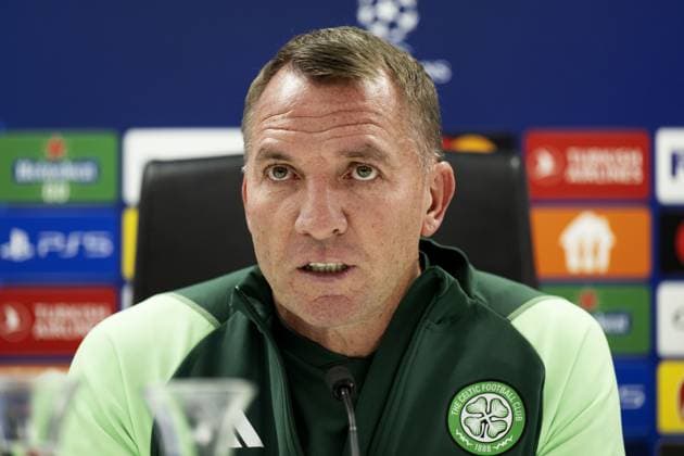 ROTTERDAM - Trainer Brendan Rodgers of the Scottish Celtic FC looks ahead to the first match in the group stage of the Champions League against Feyenoord during a press conference, PK, Pressekonferenz in De Kuip. ANP OLAF KRAAK xVIxANPxSportx xxANPxIVx 478633484 originalFilename: 478633484.jpg