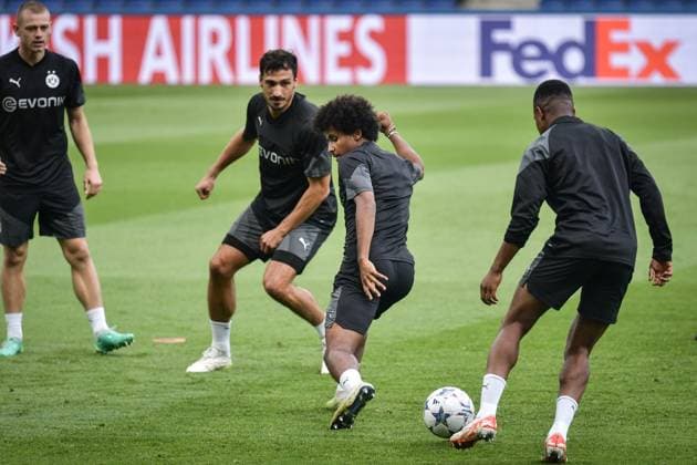 Football, CL, Borussia Dortmund, Training