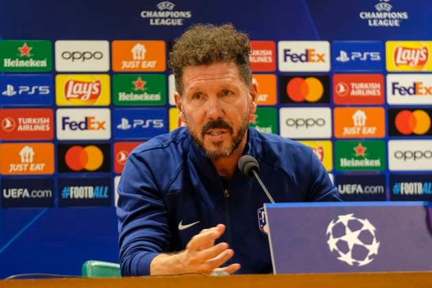 Football, CL, Atletico Madrid, Press conference