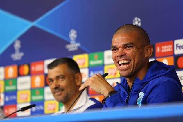 Soccer Men Season 2023 2024 UEFA Champions League 1 Matchday I Press Conference I FC Porto I 18 09 2023 Hamburg Volksparkstadion Hamburg Germany Copyright: xLobecax xHenningxRohlfsx