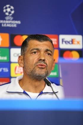 Soccer men season 2023 2024 UEFA Champions League 1 matchday I press conference I FC Porto I 18 09 2023 SÃ rgio Conceicao coach, FC Porto speaks Hamburg Volksparkstadion Hamburg Germany Copyright: xLobecax xHenningxRohlfsx