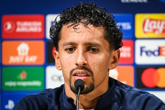 September 18, 2023, Poissy, France, France: MARQUINHOS of PSG during a Paris Saint-Germain press conference, PK, Pressekonferenz at Campus PSG on September 18, 2023 in Poissy near Paris, France. Poissy France - ZUMAm308 20230918_zsp_m308_047 Copyright: xMatthieuxMirvillex
