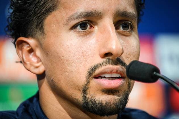September 18, 2023, Poissy, France, France: MARQUINHOS of PSG during a Paris Saint-Germain press conference, PK, Pressekonferenz at Campus PSG on September 18, 2023 in Poissy near Paris, France. Poissy France - ZUMAm308 20230918_zsp_m308_049 Copyright: xMatthieuxMirvillex