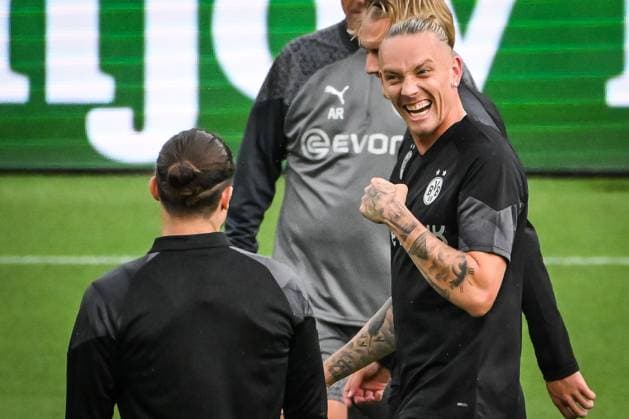 September 18, 2023, Paris, France, France: Marius WOLF of Borussia Dortmund during a Borussia Dortmund training session at Parc des Princes Stadium on September 18, 2023 in Paris, France. Paris France - ZUMAm308 20230918_zsp_m308_082 Copyright: xMatthieuxMirvillex