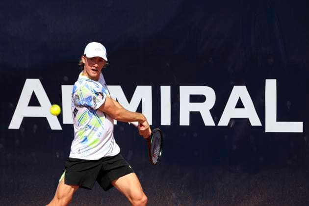TENNIS - ATP, Tennis Herren Layjet Open BAD WALTERSDORF,AUSTRIA,19.SEP.23 - TENNIS - ATP Challenger Tour, Layjet Open. Image shows Lukas Neumayer (AUT).  GEPAxpictures xMarioxBuehner-Weinrauch