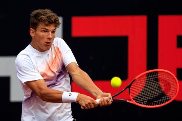 TENNIS - ATP, Tennis Herren Layjet Open BAD WALTERSDORF,AUSTRIA,19.SEP.23 - TENNIS - ATP Challenger Tour, Layjet Open. Image shows Sebastian Sorger (AUT).  GEPAxpictures xMarioxBuehner-Weinrauch