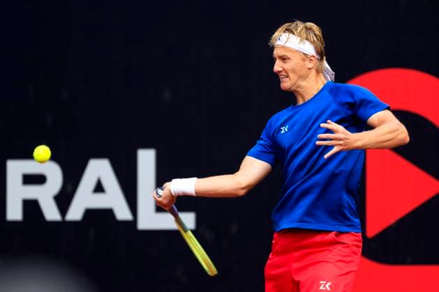 TENNIS - ATP, Tennis Herren Layjet Open BAD WALTERSDORF,AUSTRIA,19.SEP.23 - TENNIS - ATP Challenger Tour, Layjet Open. Image shows Zdenek Kolar (CZE).  GEPAxpictures xMarioxBuehner-Weinrauch