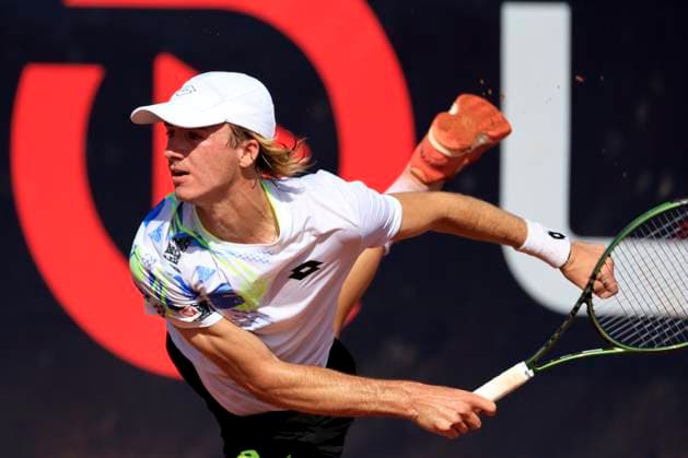 TENNIS - ATP, Tennis Herren Layjet Open BAD WALTERSDORF,AUSTRIA,19.SEP.23 - TENNIS - ATP Challenger Tour, Layjet Open. Image shows Lukas Neumayer (AUT).  GEPAxpictures xMarioxBuehner-Weinrauch