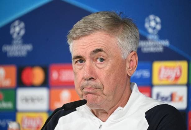 Football, Men, 2023 2024 season, Champions League Group C, Matchday 1 , Real Madrid 1 FC Union Berlin, Real press conference the day before the match in Real Madrid City, coach Carlo Ancelotti Real Madrid , 19 09 2023, Copyright: xMatthiasxKochx