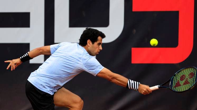 TENNIS - ATP, Tennis Herren Layjet Open BAD WALTERSDORF,AUSTRIA,19.SEP.23 - TENNIS - ATP Challenger Tour, Layjet Open. Image shows Jaume Munar (ESP).  GEPAxpictures xMarioxBuehner-Weinrauch