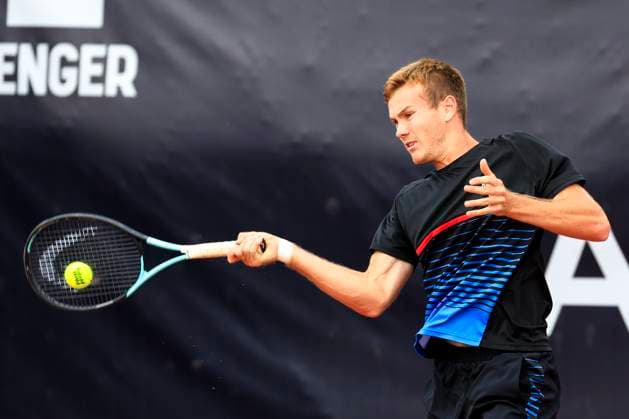 TENNIS - ATP, Tennis Herren Layjet Open BAD WALTERSDORF,AUSTRIA,19.SEP.23 - TENNIS - ATP Challenger Tour, Layjet Open. Image shows Vitaliy Sachko (UKR).  GEPAxpictures xMarioxBuehner-Weinrauch