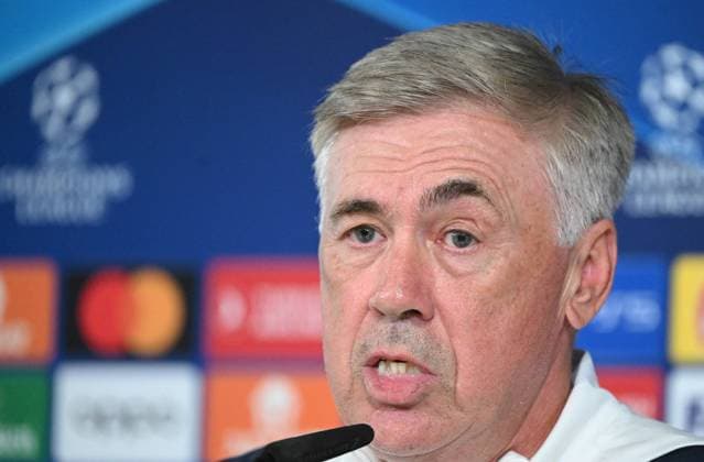 Football, Men, 2023 2024 season, Champions League Group C, Matchday 1 , Real Madrid 1 FC Union Berlin, Real press conference the day before the match in Real Madrid City, coach Carlo Ancelotti Real Madrid , 19 09 2023, Copyright: xMatthiasxKochx