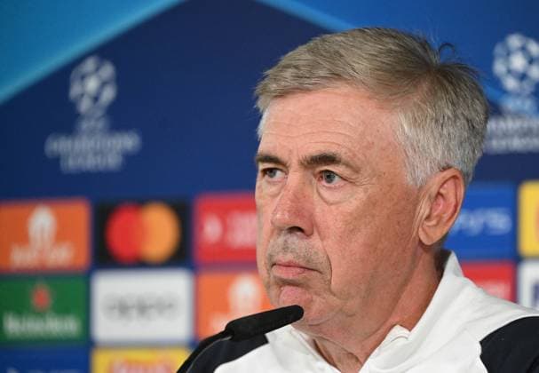 Football, Men, 2023 2024 season, Champions League Group C, Matchday 1 , Real Madrid 1 FC Union Berlin, Real press conference the day before the match in Real Madrid City, coach Carlo Ancelotti Real Madrid , 19 09 2023, Copyright: xMatthiasxKochx