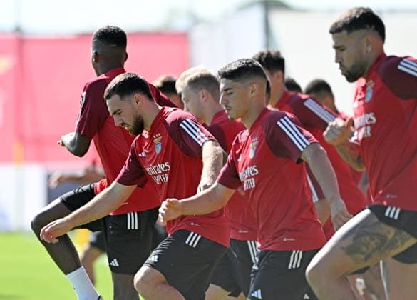 SOCCER - UEFA CL, Benfica vs RBS LISBON,PORTUGAL,19.SEP.23 - SOCCER - UEFA Champions League, group stage, SL Benfica vs Red Bull Salzburg, preview, training Benfica. Image shows Orkun Koekcue (Benfica).  GEPAxpictures xZedxJameson