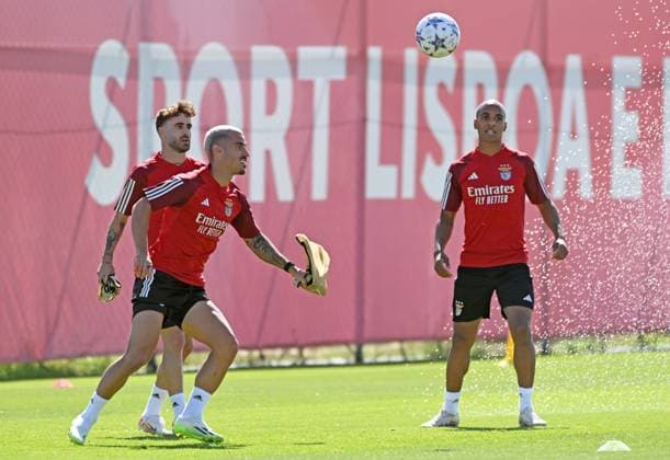 SOCCER - UEFA CL, Benfica vs RBS LISBON,PORTUGAL,19.SEP.23 - SOCCER - UEFA Champions League, group stage, SL Benfica vs Red Bull Salzburg, preview, training Benfica. Image shows Chiquinho (Benfica).  GEPAxpictures xZedxJameson