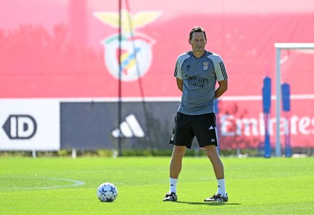SOCCER - UEFA CL, Benfica vs RBS LISBON,PORTUGAL,19.SEP.23 - SOCCER - UEFA Champions League, group stage, SL Benfica vs Red Bull Salzburg, preview, training Benfica. Image shows head coach Roger Schmidt (Benfica).  GEPAxpictures xZedxJameson